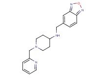 N-(2,1,3-benzoxadiazol-5-ylmethyl)-1-(pyridin-2-ylmethyl)piperidin-4-amine