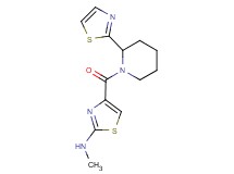 N-methyl-4-{[2-(1,3-thiazol-2-yl)piperidin-1-yl]carbonyl}-1,3-thiazol-2-amine