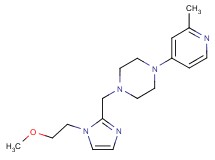 1-{[1-(2-methoxyethyl)-1H-imidazol-2-yl]methyl}-4-(2-methylpyridin-4-yl)piperazine