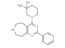 3-methyl-1-(2-pyridin-3-yl-6,7,8,9-tetrahydro-5H-pyrimido[4,5-d]azepin-4-yl)piperidin-3-ol