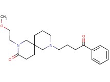 2-(2-methoxyethyl)-8-(4-oxo-4-phenylbutyl)-2,8-diazaspiro[5.5]undecan-3-one