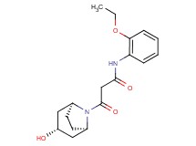 N-(2-ethoxyphenyl)-3-[(3-endo)-3-hydroxy-8-azabicyclo[3.2.1]oct-8-yl]-3-oxopropanamide