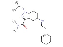 5-{[2-(1-cyclohexen-1-yl)ethyl]amino}-1-isobutyl-N,N-dimethyl-4,5,6,7-tetrahydro-1H-indazole-3-carboxamide