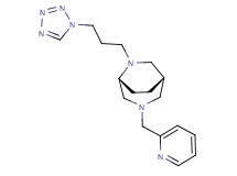 (1S*,5R*)-3-(pyridin-2-ylmethyl)-6-[3-(1H-tetrazol-1-yl)propyl]-3,6-diazabicyclo[3.2.2]nonane