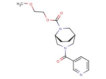 2-methoxyethyl (1S*,5R*)-3-(3-pyridinylcarbonyl)-3,6-diazabicyclo[3.2.2]nonane-6-carboxylate