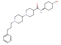 N-(trans-4-hydroxycyclohexyl)-1'-(3-phenylpropyl)-1,4'-bipiperidine-4-carboxamide