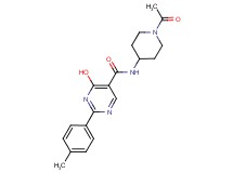 N-(1-acetylpiperidin-4-yl)-4-hydroxy-2-(4-methylphenyl)pyrimidine-5-carboxamide