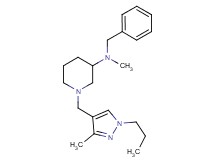 N-benzyl-N-methyl-1-[(3-methyl-1-propyl-1H-pyrazol-4-yl)methyl]-3-piperidinamine