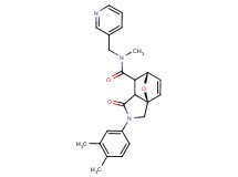 (3aR*,6S*)-2-(3,4-dimethylphenyl)-N-methyl-1-oxo-N-(pyridin-3-ylmethyl)-1,2,3,6,7,7a-hexahydro-3a,6-epoxyisoindole-7-carboxamide