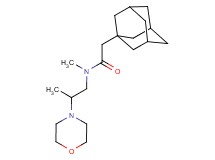 2-(1-adamantyl)-N-methyl-N-(2-morpholin-4-ylpropyl)acetamide