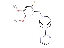 (1R*,5R*)-6-(2-fluoro-4,5-dimethoxybenzyl)-3-(2-pyrimidinyl)-3,6-diazabicyclo[3.2.2]nonane