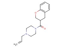 1-allyl-4-(3,4-dihydro-2H-chromen-3-ylcarbonyl)piperazine trifluoroacetate