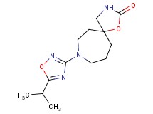 8-(5-isopropyl-1,2,4-oxadiazol-3-yl)-1-oxa-3,8-diazaspiro[4.6]undecan-2-one