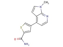 4-(1-methyl-1H-pyrrolo[2,3-b]pyridin-4-yl)thiophene-2-carboxamide