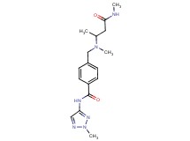 4-({methyl[1-methyl-3-(methylamino)-3-oxopropyl]amino}methyl)-N-(2-methyl-2H-1,2,3-triazol-4-yl)benzamide