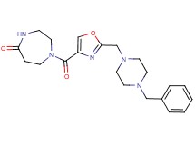 1-({2-[(4-benzyl-1-piperazinyl)methyl]-1,3-oxazol-4-yl}carbonyl)-1,4-diazepan-5-one