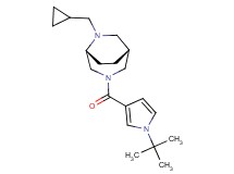 (1R*,5R*)-3-[(1-tert-butyl-1H-pyrrol-3-yl)carbonyl]-6-(cyclopropylmethyl)-3,6-diazabicyclo[3.2.2]nonane