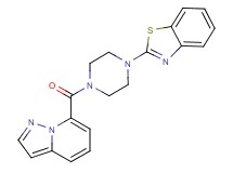 2-[4-(pyrazolo[1,5-a]pyridin-7-ylcarbonyl)-1-piperazinyl]-1,3-benzothiazole