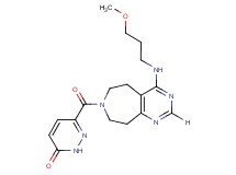 6-({4-[(3-methoxypropyl)amino]-5,6,8,9-tetrahydro-7H-pyrimido[4,5-d]azepin-7-yl}carbonyl)pyridazin-3(2H)-one
