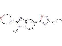 5-(3-ethyl-1,2,4-oxadiazol-5-yl)-1-methyl-2-(4-morpholinyl)-1H-benzimidazole