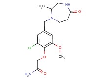 2-{2-chloro-6-methoxy-4-[(2-methyl-5-oxo-1,4-diazepan-1-yl)methyl]phenoxy}acetamide