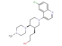 3-[(3R*,4S*)-1-(6-chloroquinolin-4-yl)-4-(4-methylpiperazin-1-yl)piperidin-3-yl]propan-1-ol