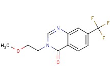 3-(2-methoxyethyl)-7-(trifluoromethyl)quinazolin-4(3H)-one