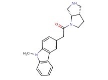 3-{2-[rel-(3aS,6aS)-hexahydropyrrolo[3,4-b]pyrrol-1(2H)-yl]-2-oxoethyl}-9-methyl-9H-carbazole hydrochloride