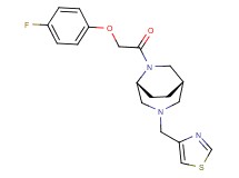 (1S*,5R*)-6-[(4-fluorophenoxy)acetyl]-3-(1,3-thiazol-4-ylmethyl)-3,6-diazabicyclo[3.2.2]nonane