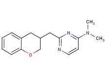 2-(3,4-dihydro-2H-chromen-3-ylmethyl)-N,N-dimethylpyrimidin-4-amine