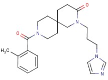 2-[3-(1H-imidazol-1-yl)propyl]-9-(2-methylbenzoyl)-2,9-diazaspiro[5.5]undecan-3-one