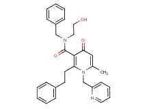 N-benzyl-N-(2-hydroxyethyl)-6-methyl-4-oxo-2-(2-phenylethyl)-1-(2-pyridinylmethyl)-1,4-dihydro-3-pyridinecarboxamide