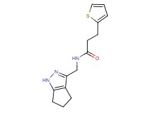 N-(1,4,5,6-tetrahydrocyclopenta[c]pyrazol-3-ylmethyl)-3-(2-thienyl)propanamide