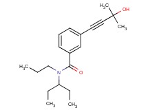 N-(1-ethylpropyl)-3-(3-hydroxy-3-methyl-1-butyn-1-yl)-N-propylbenzamide