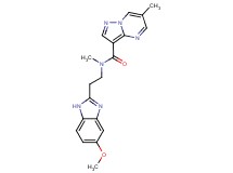 N-[2-(5-methoxy-1H-benzimidazol-2-yl)ethyl]-N,6-dimethylpyrazolo[1,5-a]pyrimidine-3-carboxamide