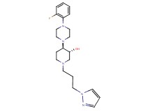 (3R*,4R*)-4-[4-(2-fluorophenyl)-1-piperazinyl]-1-[3-(1H-pyrazol-1-yl)propyl]-3-piperidinol