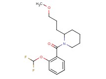 1-[2-(difluoromethoxy)benzoyl]-2-(3-methoxypropyl)piperidine