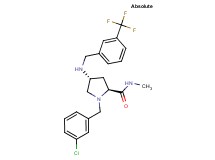 (4R)-1-(3-chlorobenzyl)-N-methyl-4-{[3-(trifluoromethyl)benzyl]amino}-L-prolinamide