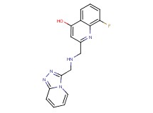8-fluoro-2-{[([1,2,4]triazolo[4,3-a]pyridin-3-ylmethyl)amino]methyl}quinolin-4-ol