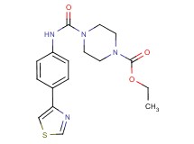 ethyl 4-({[4-(1,3-thiazol-4-yl)phenyl]amino}carbonyl)piperazine-1-carboxylate