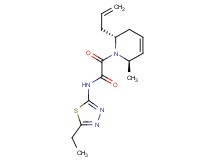 2-[(2R*,6R*)-2-allyl-6-methyl-3,6-dihydropyridin-1(2H)-yl]-N-(5-ethyl-1,3,4-thiadiazol-2-yl)-2-oxoacetamide