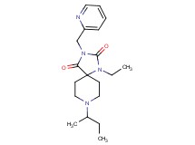 8-sec-butyl-1-ethyl-3-(2-pyridinylmethyl)-1,3,8-triazaspiro[4.5]decane-2,4-dione