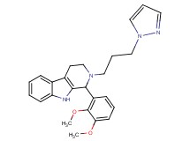 1-(2,3-dimethoxyphenyl)-2-[3-(1H-pyrazol-1-yl)propyl]-2,3,4,9-tetrahydro-1H-beta-carboline
