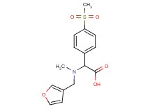 [(3-furylmethyl)(methyl)amino][4-(methylsulfonyl)phenyl]acetic acid