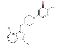 5-{4-[(4-chloro-1-methyl-1H-indazol-3-yl)methyl]piperazin-1-yl}-2-methylpyridazin-3(2H)-one