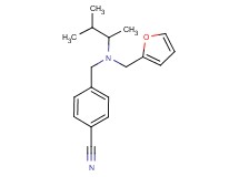 4-{[(1,2-dimethylpropyl)(2-furylmethyl)amino]methyl}benzonitrile