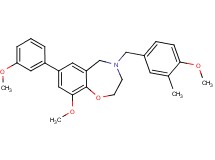 9-methoxy-4-(4-methoxy-3-methylbenzyl)-7-(3-methoxyphenyl)-2,3,4,5-tetrahydro-1,4-benzoxazepine