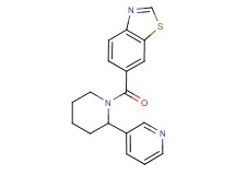 6-[(2-pyridin-3-ylpiperidin-1-yl)carbonyl]-1,3-benzothiazole