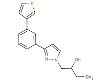 1-{3-[3-(3-thienyl)phenyl]-1H-pyrazol-1-yl}-2-butanol