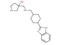 3-[({[4-(1H-benzimidazol-2-yl)cyclohexyl]methyl}amino)methyl]-3-pyrrolidinol dihydrochloride